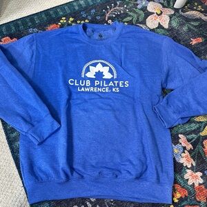 Club Pilates Blue Sweatshirt for Women